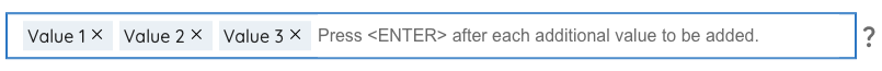 Adding multiple values to a variable field